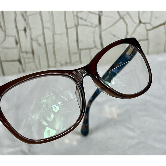 Diane Von Furstenberg Eyeglasses Frames DVF5093 210 Blue Tortoise 52-18-135 - Picture 10 of 14